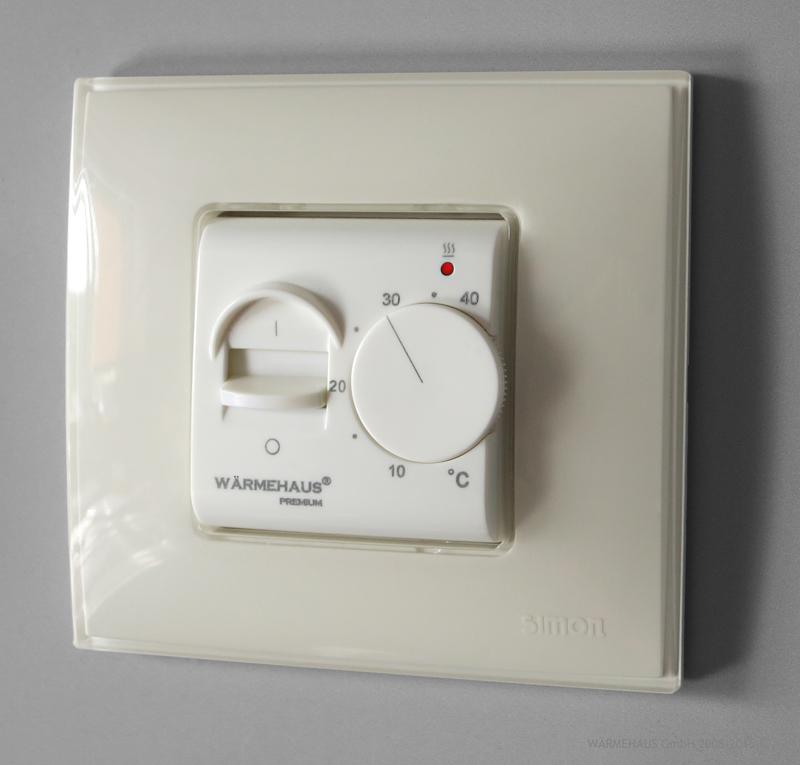 Termostat WARMEHAUS BASIC WH700 + rámeček Simon NEOS